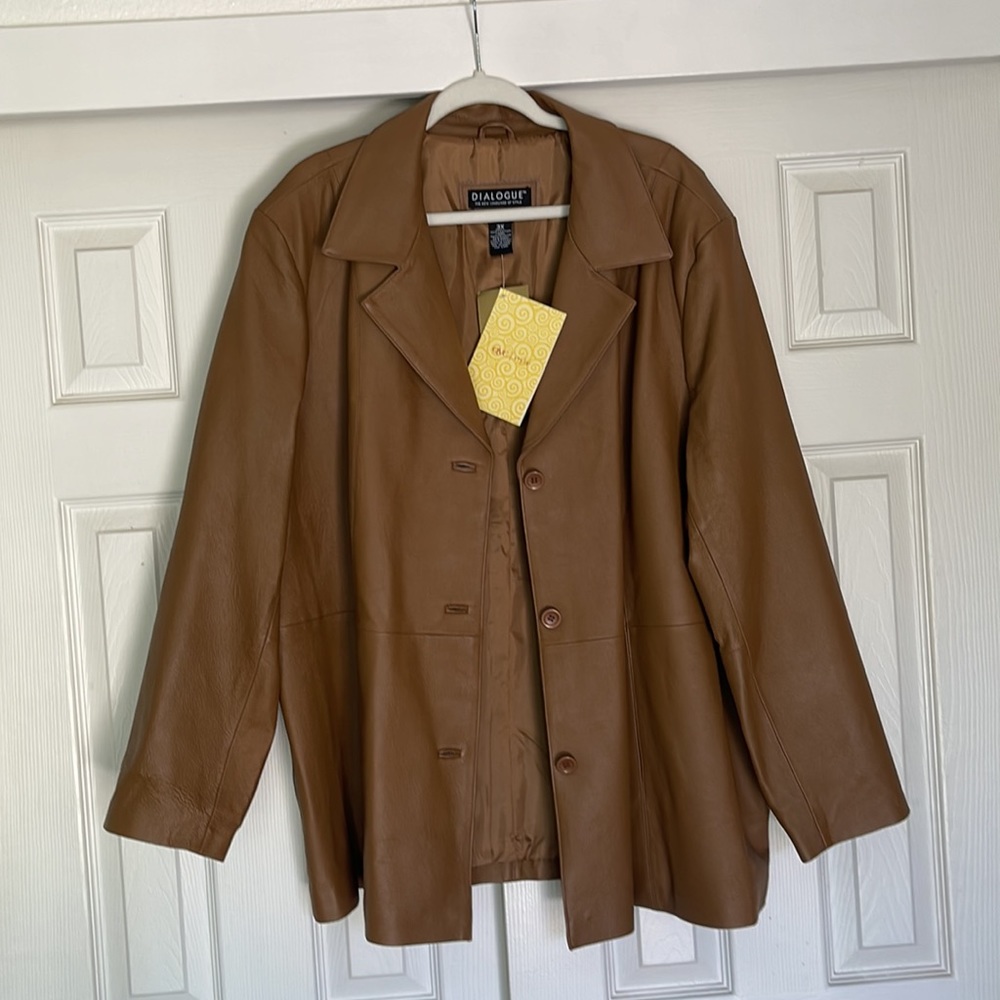 Dialogue leather jacket